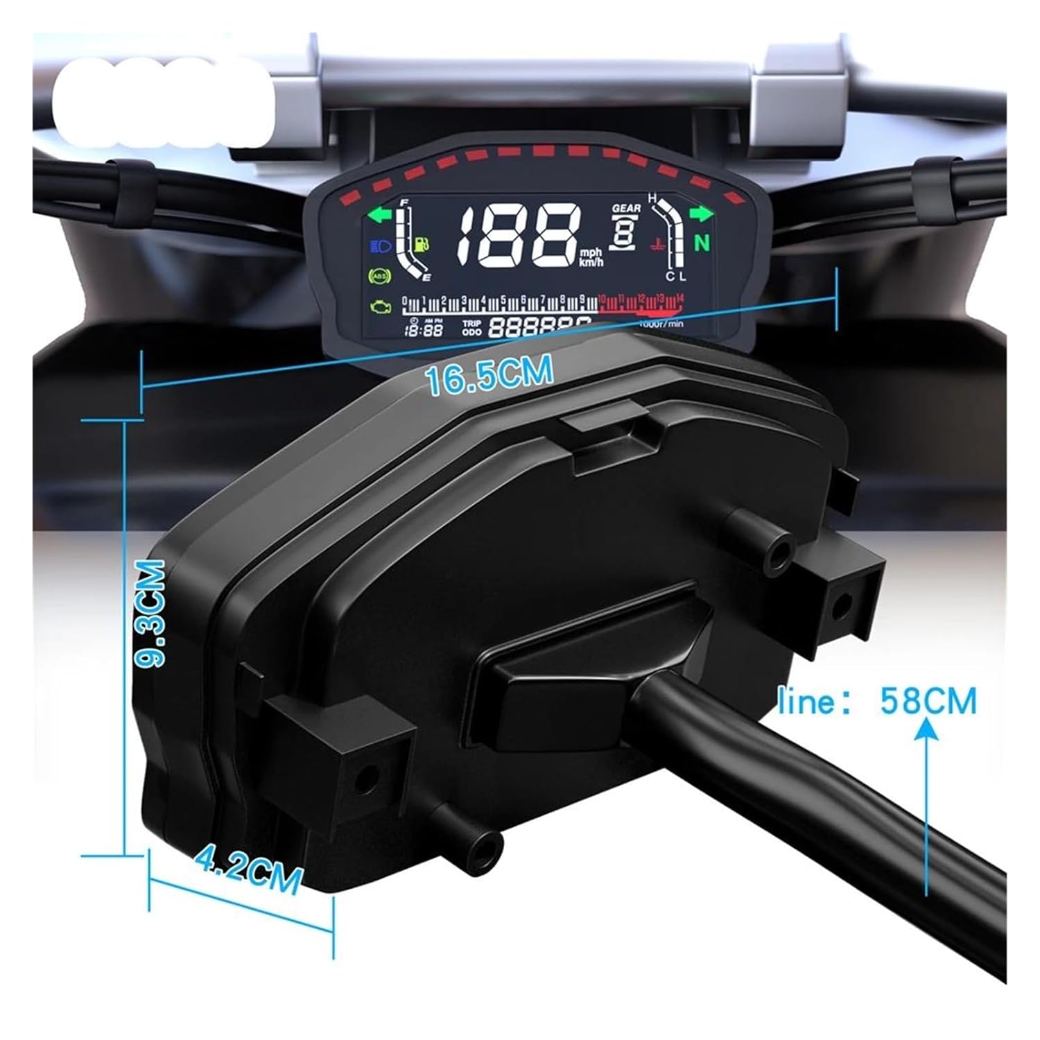 調理器具 min min バイク用 機械式 スピードメーター に適合する ホンダオートバイ用 に